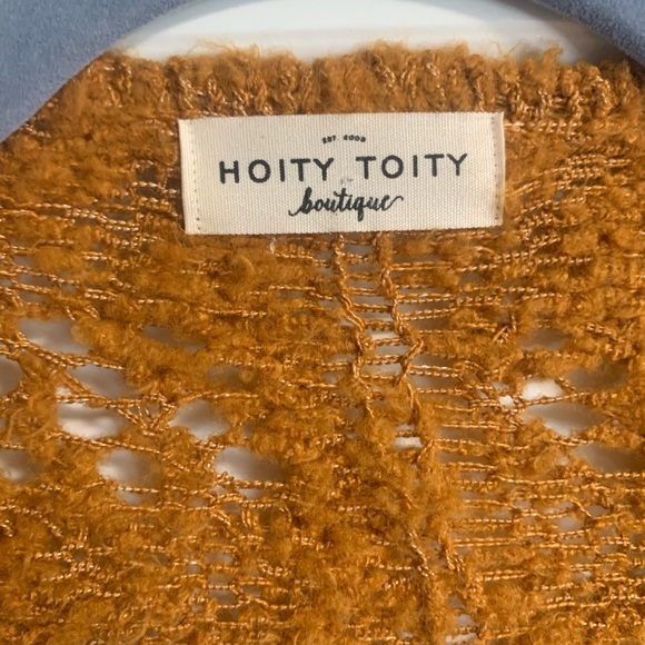 Rust knit sweater - Picture 3 of 4